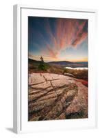 Sunset Cloudscape at Cadillac Mountain, Acadia National Park, Maine-Vincent James-Framed Photographic Print