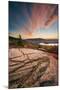 Sunset Cloudscape at Cadillac Mountain, Acadia National Park, Maine-Vincent James-Mounted Photographic Print