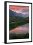 Sunset Color at Menehune Fishpond, Kauai Hawaii-Vincent James-Framed Photographic Print