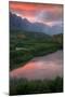 Sunset Color at Menehune Fishpond, Kauai Hawaii-Vincent James-Mounted Photographic Print