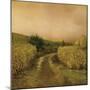 Sunset Cornfield-Dawne Polis-Mounted Art Print