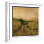 Sunset Cornfield-Dawne Polis-Framed Art Print