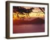 Sunset, Corsica, France-Fraser Hall-Framed Photographic Print