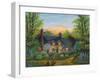 Sunset Cottage-Bonnie B. Cook-Framed Giclee Print