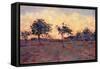 Sunset (Coucher De Soleil) 1881-Georges Seurat-Framed Stretched Canvas