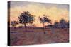 Sunset (Coucher De Soleil) 1881-Georges Seurat-Stretched Canvas