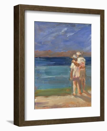 Sunset Couple-Patti Mollica-Framed Giclee Print