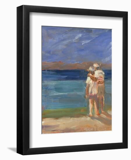 Sunset Couple-Patti Mollica-Framed Giclee Print