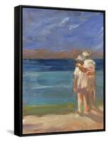 Sunset Couple-Patti Mollica-Framed Stretched Canvas