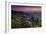 Sunset, Cowee Mountain Landscape, Blue Ridge Parkway, North Carolina-Howie Garber-Framed Photographic Print