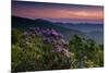 Sunset, Cowee Mountain Landscape, Blue Ridge Parkway, North Carolina-Howie Garber-Mounted Photographic Print