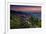 Sunset, Cowee Mountain Landscape, Blue Ridge Parkway, North Carolina-Howie Garber-Framed Photographic Print