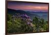 Sunset, Cowee Mountain Landscape, Blue Ridge Parkway, North Carolina-Howie Garber-Framed Photographic Print