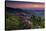 Sunset, Cowee Mountain Landscape, Blue Ridge Parkway, North Carolina-Howie Garber-Stretched Canvas