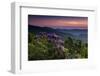 Sunset, Cowee Mountain Landscape, Blue Ridge Parkway, North Carolina-Howie Garber-Framed Photographic Print