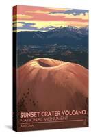 Sunset Crater Volcano National Monument, Arizona-Lantern Press-Stretched Canvas