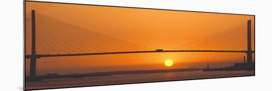 Sunset Crossing-Adrian Campfield-Mounted Giclee Print