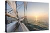 Sunset Cruise on the Western Union Schooner in Key West Florida, USA-Chuck Haney-Stretched Canvas