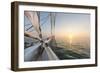 Sunset Cruise on the Western Union Schooner in Key West Florida, USA-Chuck Haney-Framed Photographic Print