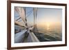 Sunset Cruise on the Western Union Schooner in Key West Florida, USA-Chuck Haney-Framed Photographic Print