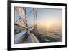 Sunset Cruise on the Western Union Schooner in Key West Florida, USA-Chuck Haney-Framed Photographic Print