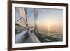 Sunset Cruise on the Western Union Schooner in Key West Florida, USA-Chuck Haney-Framed Photographic Print