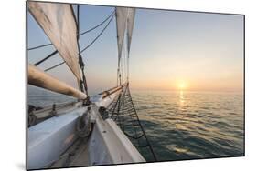 Sunset Cruise on the Western Union Schooner in Key West Florida, USA-Chuck Haney-Mounted Photographic Print