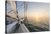 Sunset Cruise on the Western Union Schooner in Key West Florida, USA-Chuck Haney-Stretched Canvas