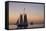 Sunset Cruise on the Western Union Schooner in Key West Florida, USA-Chuck Haney-Framed Stretched Canvas