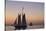 Sunset Cruise on the Western Union Schooner in Key West Florida, USA-Chuck Haney-Stretched Canvas