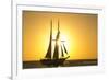 Sunset Cruise Schooner in Key West Florida, USA-Chuck Haney-Framed Photographic Print