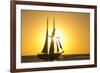 Sunset Cruise Schooner in Key West Florida, USA-Chuck Haney-Framed Photographic Print