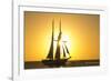 Sunset Cruise Schooner in Key West Florida, USA-Chuck Haney-Framed Photographic Print