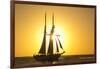 Sunset Cruise Schooner in Key West Florida, USA-Chuck Haney-Framed Photographic Print