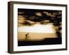 Sunset Cylcist Silhouette-null-Framed Photographic Print