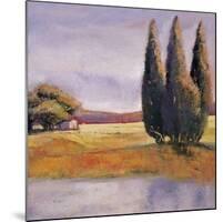 Sunset Cypress-Langford-Mounted Giclee Print