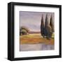 Sunset Cypress-Adina Langford-Framed Art Print