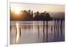 Sunset, Derwent Water, Lake District, Cumbria, UK-Peter Adams-Framed Photographic Print