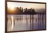 Sunset, Derwent Water, Lake District, Cumbria, UK-Peter Adams-Framed Photographic Print