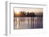 Sunset, Derwent Water, Lake District, Cumbria, UK-Peter Adams-Framed Photographic Print