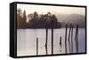 Sunset, Derwent Water, Lake District, Cumbria, UK-Peter Adams-Framed Stretched Canvas
