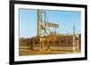 Sunset Diner, Roadside Retro-null-Framed Art Print