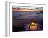 Sunset Dining on the Jetty, Fundu Lagoon Resort, Pemba Island, Zanzibar, East Africa-Paul Harris-Framed Photographic Print