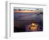 Sunset Dining on the Jetty, Fundu Lagoon Resort, Pemba Island, Zanzibar, East Africa-Paul Harris-Framed Photographic Print