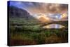 Sunset Drama at Menehune Fishpond, Kauai Hawaii-Vincent James-Stretched Canvas