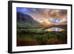 Sunset Drama at Menehune Fishpond, Kauai Hawaii-Vincent James-Framed Photographic Print