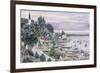 Sunset, East Bay Mackinac-Stanton Manolakas-Framed Giclee Print