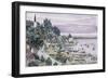 Sunset, East Bay Mackinac-Stanton Manolakas-Framed Giclee Print