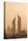 Sunset Engulfs the Jumeirah Emirates Towers Hotel Dubai, Uae-Michael DeFreitas-Stretched Canvas