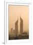 Sunset Engulfs the Jumeirah Emirates Towers Hotel Dubai, Uae-Michael DeFreitas-Framed Premium Photographic Print